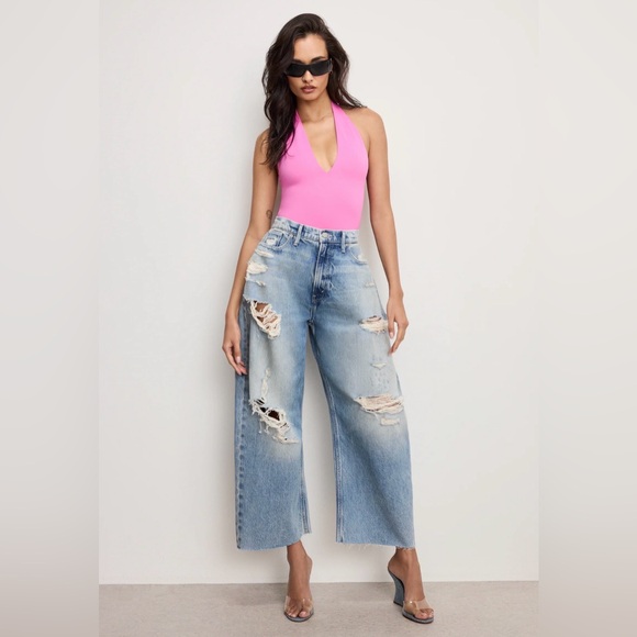 Good American Good Extreme Barrel in Indigo965 - Picture 2 of 13